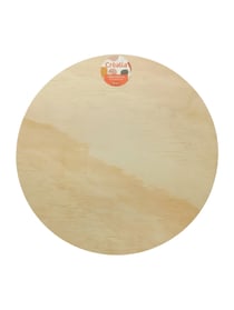 Plaque ronde bois - Ø 40 cm - Créalia