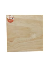 Plaques carrées bois x3 - 30 x 30 cm - Créalia