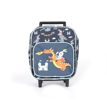 Sac à dos maternelle à roulettes Cultura - Petit chevalier - 2 compartiments