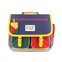 Cartable Cultura - Color block pop - 4 compartiments