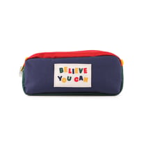 Trousse rectangulaire 2 compartiments Cultura - Color Block Pop