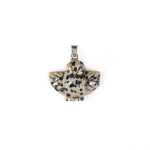 Pendentif hibou en pierre Créalia