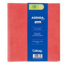 Agenda semainier spirale 2024/2025 Cultura - Modèle aléatoire - 15 x 17 cm - Vendu à l'unité