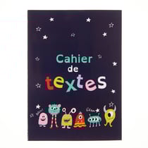 Cahier de texte scolaire 2024/2025 Cultura – 15 x 21 cm – Petit monstre