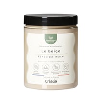 Peinture biosourcée multisupport 300ml - Beige - Finition mate - Créalia