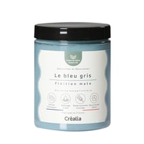 Peinture biosourcée multisupport 300ml - Bleu gris - Finition mate - Créalia