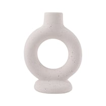 Chandelier rond en céramique - 10 x 13,3 cm - Créalia