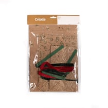 Sacs cadeaux kraft x3 - Créalia