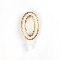 Bougie contour doré 0 - Créalia