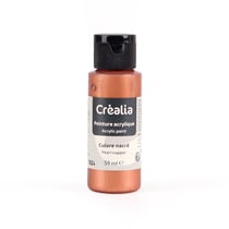 Flacon de peinture acrylique Créalia - 59 ml - Cuivre nacré