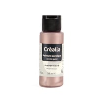 Flacon de peinture acrylique Créalia - 59 ml - Marron nacré