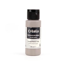 Flacon de peinture acrylique Créalia - 59 ml - Taupe foncé mat