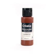 Flacon de peinture acrylique Créalia - 59 ml - Chocolat mat