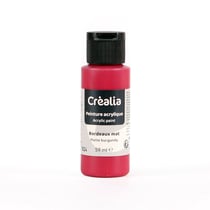 Flacon de peinture acrylique Créalia - 59 ml - Bordeaux mat