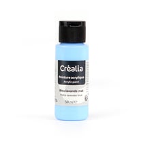 Flacon de peinture acrylique Créalia - 59 ml - Bleu lavande mat