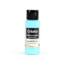 Flacon de peinture acrylique Créalia - 59 ml - Bleu des îles mat