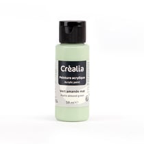Flacon de peinture acrylique Créalia - 59 ml - Vert amande mat