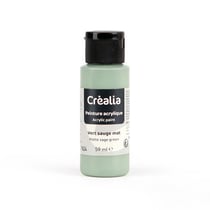 Flacon de peinture acrylique Créalia - 59 ml - Vert sauge mat