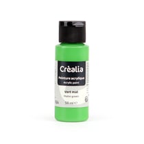 Flacon de peinture acrylique Créalia - 59 ml - Vert pomme mat