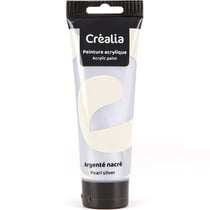 Peinture acrylique Créalia - 120 ml - Argent nacré