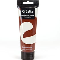 Peinture acrylique Créalia - 120 ml - Chocolat mat
