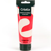 Peinture acrylique Créalia - 120 ml - Rouge mat