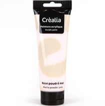 Peinture acrylique Créalia - 120 ml - Rose poudré mat