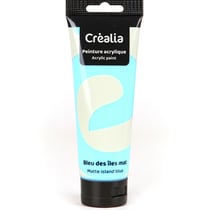 Peinture acrylique Créalia - 120 ml - Bleu lagon mat