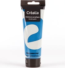 Peinture acrylique Créalia - 120 ml - Bleu paon mat