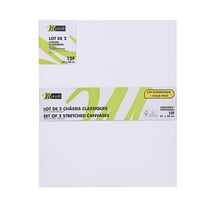 Lot de 2 châssis - toiles classiques 100% coton Monali - 12F / 61 x 50 cm