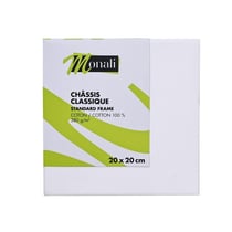 Châssis - toile classique 100% coton Monali - 20 x 20 cm