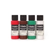 Flacons de peinture acrylique x4 - 59 ml - Créalia
