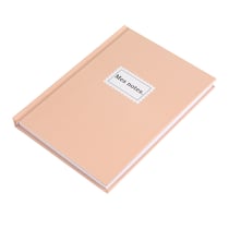 Carnet de notes A6 - 144 pages unies - Rose - Cultura