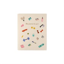 Carnet de sport A5 - 192 pages - Cultura