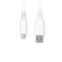 Câble USB A / Lightning 2m blanc Cultura