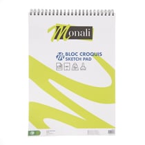Bloc croquis Monali - A3 - 90g/m2 - 120 feuilles