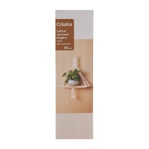 Coffret macramé - Ẻtagère rectangulaire - 50 cm - Créalia