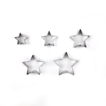 Emporte-pièces x5 - Etoiles - Créalia