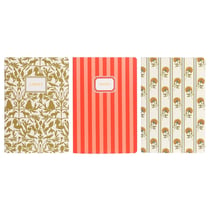 Set de 3 carnets - 32 pages - Collection Laura Giraud x Cultura