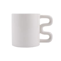 Mug en céramique sublimable - Anse ondulée - 350 ml - Collection Laura Giraud x Créalia