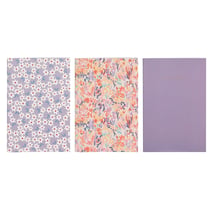 Carnets A5 x3- 64 pages - Violets - Cultura