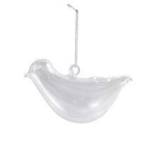 Suspension en verre - Oiseau - 7 cm - Créalia