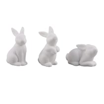 Lapin de Pâques en céramique à décorer – 11 cm – 1 modèle aléatoire – Créalia