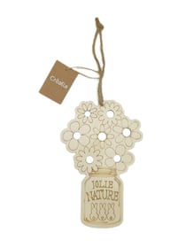 Suspension printanière en bois – Collection Pâques – Créalia