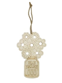 Suspension printanière en bois – Collection Pâques – Créalia
