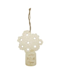 Suspension printanière en bois – Collection Pâques – Créalia
