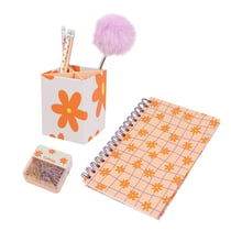 Coffret cadeau papeterie – Floral rétro – Cultura