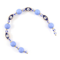 Perles yeux bleus - Céramique - Créalia