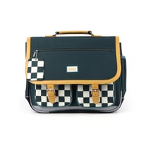 Cartable Cultura - Damier - 4 compartiments