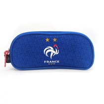 Trousse 2 compartiments La Plume Dorée - Bleu - FFF